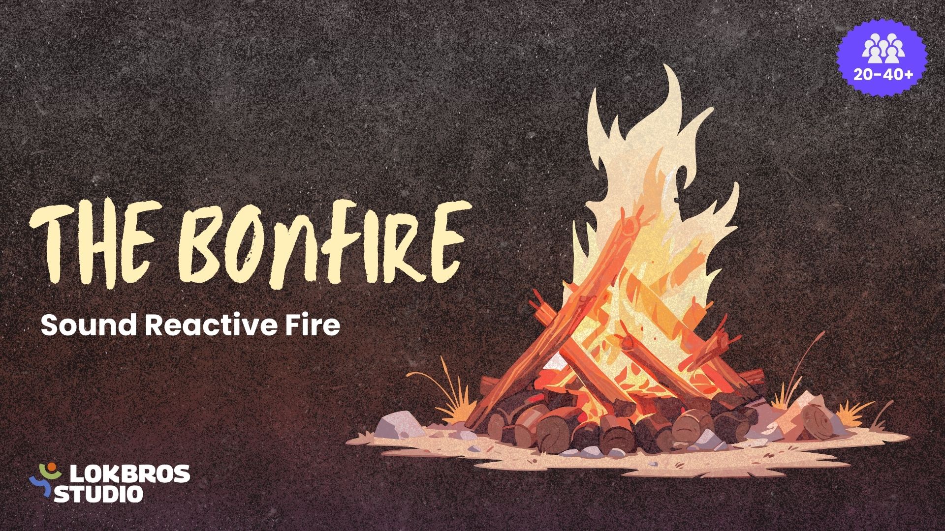 Bonfire sound-reactive experience
