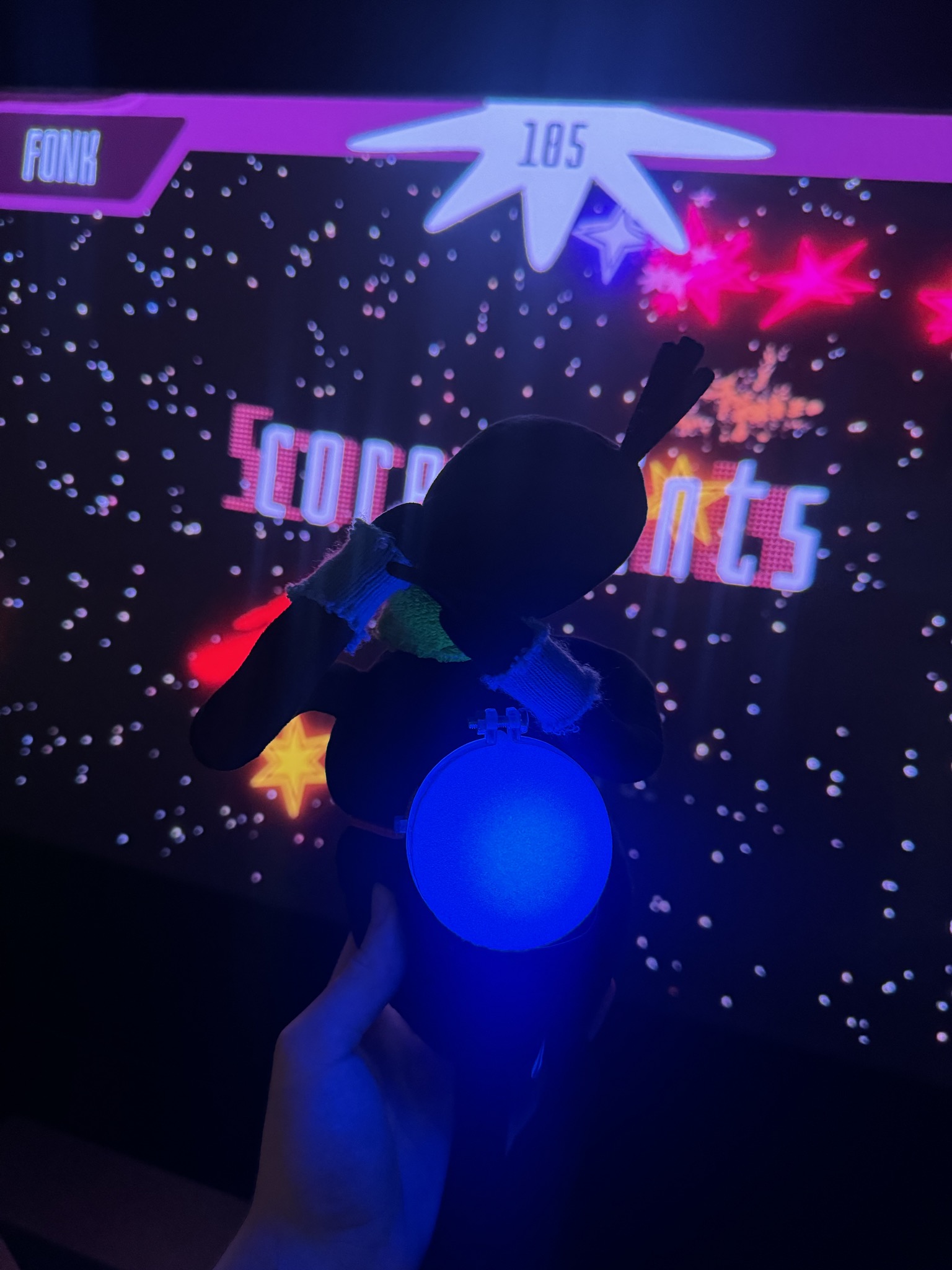 Custom light-based controller for Fonk plushy